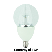 TCP LED 5W DIMMABLE G16 GLOBE 350L 2700K 40W EQUAL