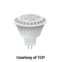TCP LED 7W MR16 30K GU5.3 FL