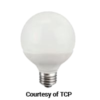 TCP DIMMABLE 5W SMOOTH G25 325L 3000K 40W EQUAL