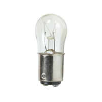 NORMAN LAMPS S6 MINIATURE BULB, BA15D, 24V, 6W, CLEAR