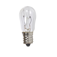 NORMAN LAMPS S6 MINIATURE BULB, E12, 130V, 6W, CLEAR