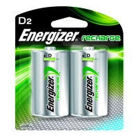 ENERGIZER NH50-2500 (HR20) RECHAREABLE D 2 PACK