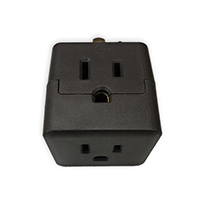 COOPER THREE OUTLET CUBE TAP BROWN