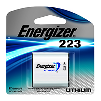 ENERGIZER 223 6V LITHIUM BATTERY