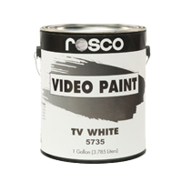 ROSCO VIDEO PAINT TV WHITE #5735 1GAL