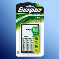 ENERGIZER RECHARGE CHARGER FOR AA/AAA