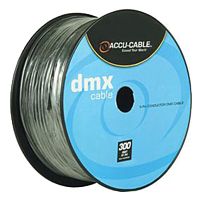 ACCU CABLE 3PIN XLR CABLE SPOOL 300'