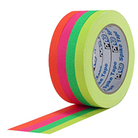 PROTAPES PRO SPIKE STACK 1/2 X 20YDS 5 FL COLORS MATTE CLOTH TAPE
