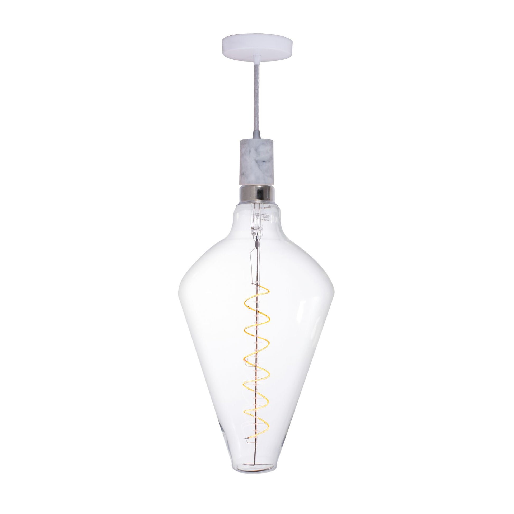 BULBRITE LED4DIA/22K/FIL/PEND/HW/NAT/WHT-SILV #810175