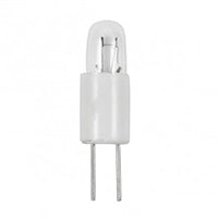 NORMAN LAMPS 6V, 0.2 AMPS, .6 MSCP, 1,000 LIFE HOURS, C-2R FILAMENT, BI-PIN BASE