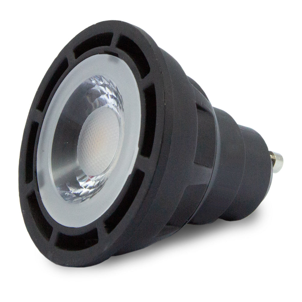 GU10 bi-pin base 7W 220V 60° 3000K-1800K Black Dim to Warm #GU10U7W3018KWD60B