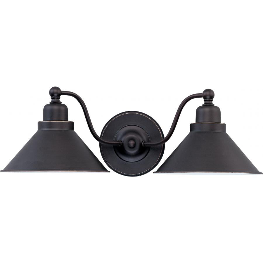 NUVO LIGHTING BRIDGEVIEW 2 LT WALL SCONCE #60/1711 60-1711