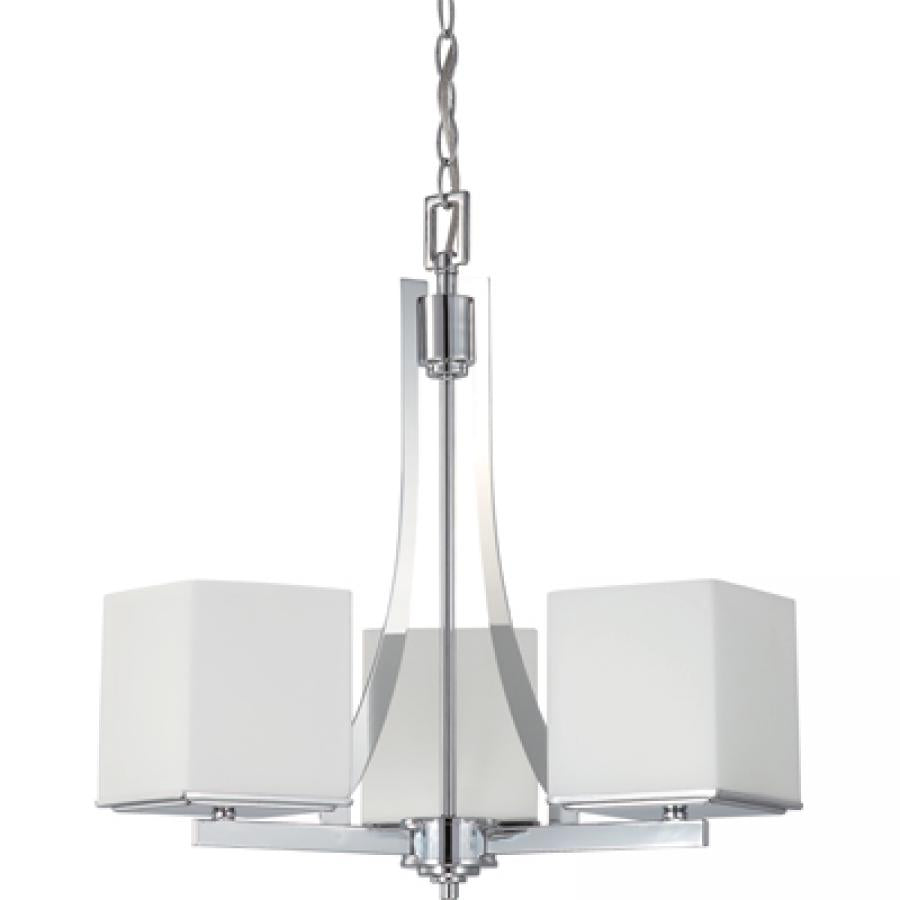 NUVO LIGHTING BENTO 3 LT CHANDELIER #60/4085 60-4085
