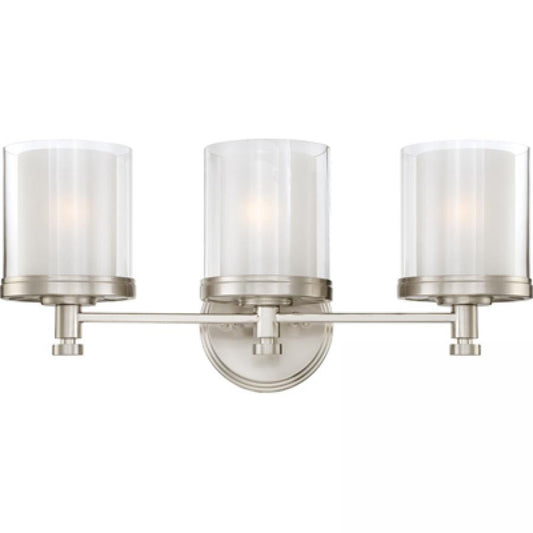 NUVO LIGHTING DECKER 3 LIGHT VANITY FROSTED #60/4643