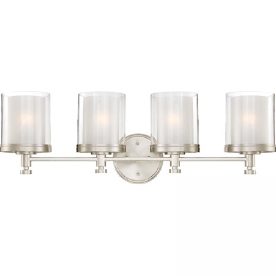 NUVO LIGHTING DECKER 4 LIGHT VANITY FROSTED #60/4644