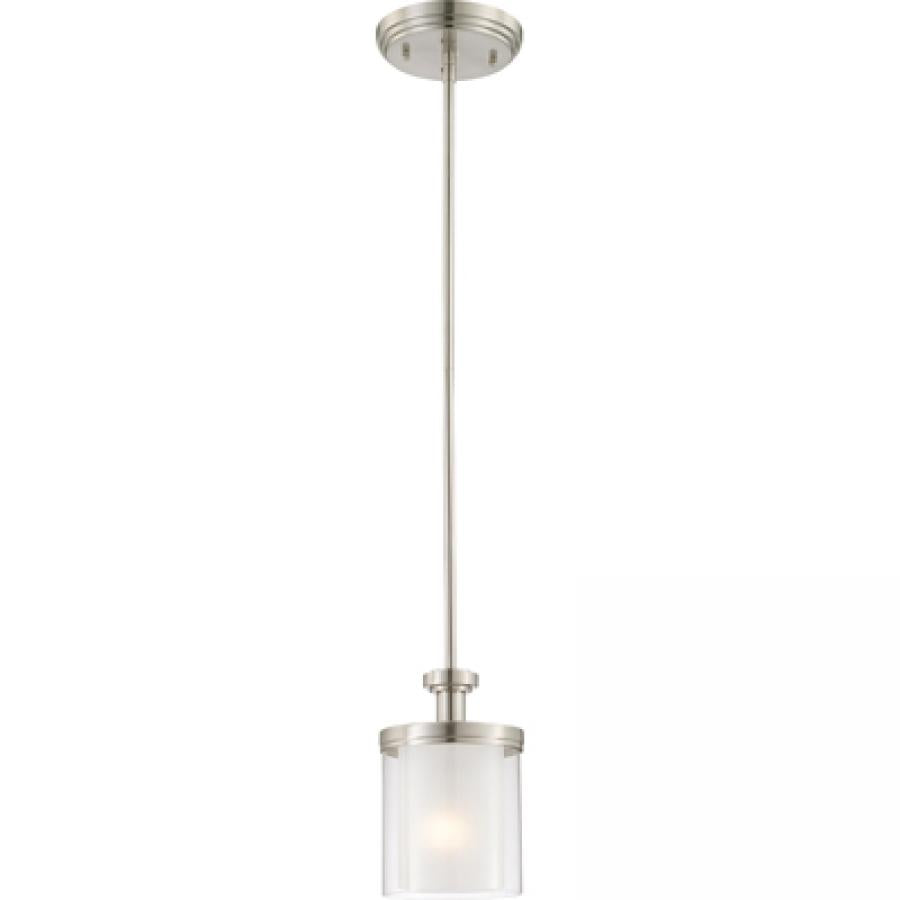 NUVO LIGHTING DECKER 1 LT MINI PENDANT FROSTED GLASS #60/4648