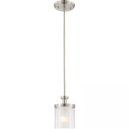 NUVO LIGHTING DECKER 1 LT MINI PENDANT FROSTED GLASS #60/4648