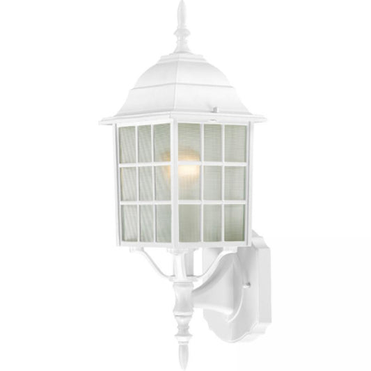 NUVO LIGHTING ADAMS 1 LGT 18" OUTOOR WALL WH #60/4901