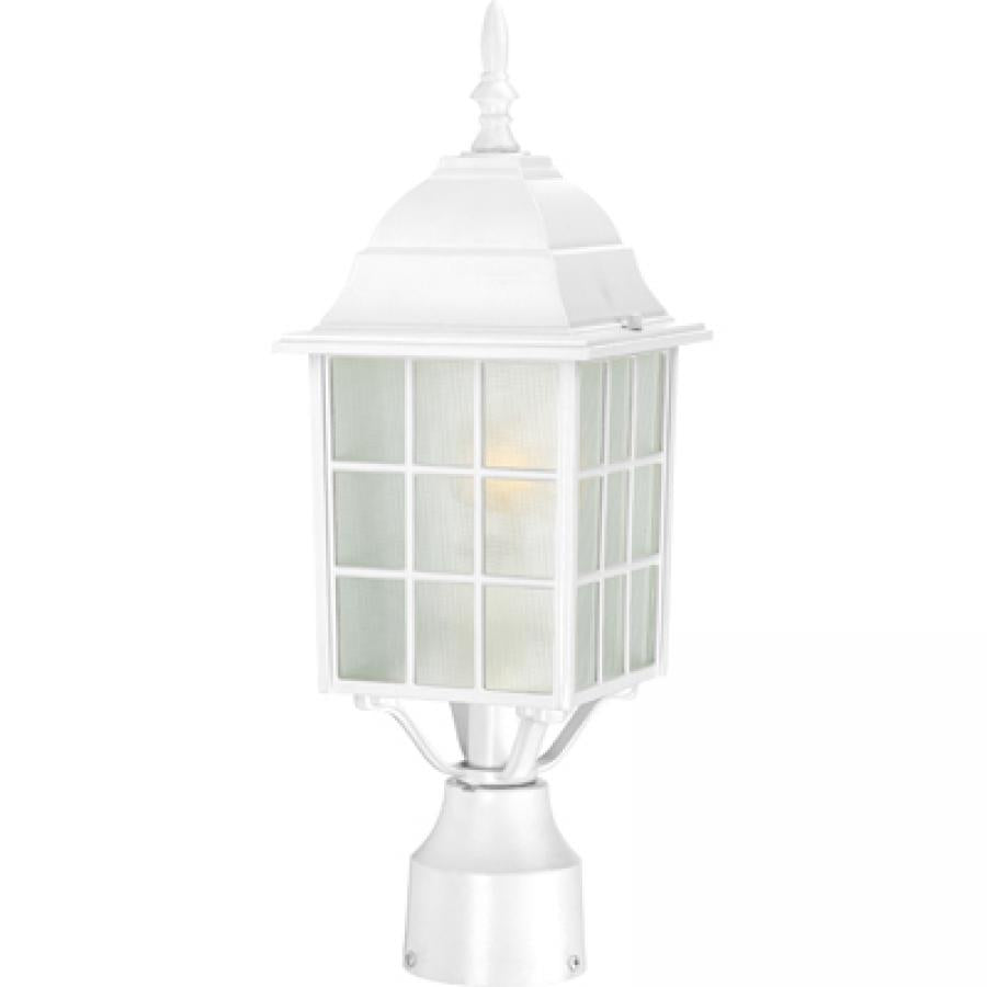 NUVO LIGHTING ADAMS 1 LGT 17" OUTDOOR POST WH #60/4907