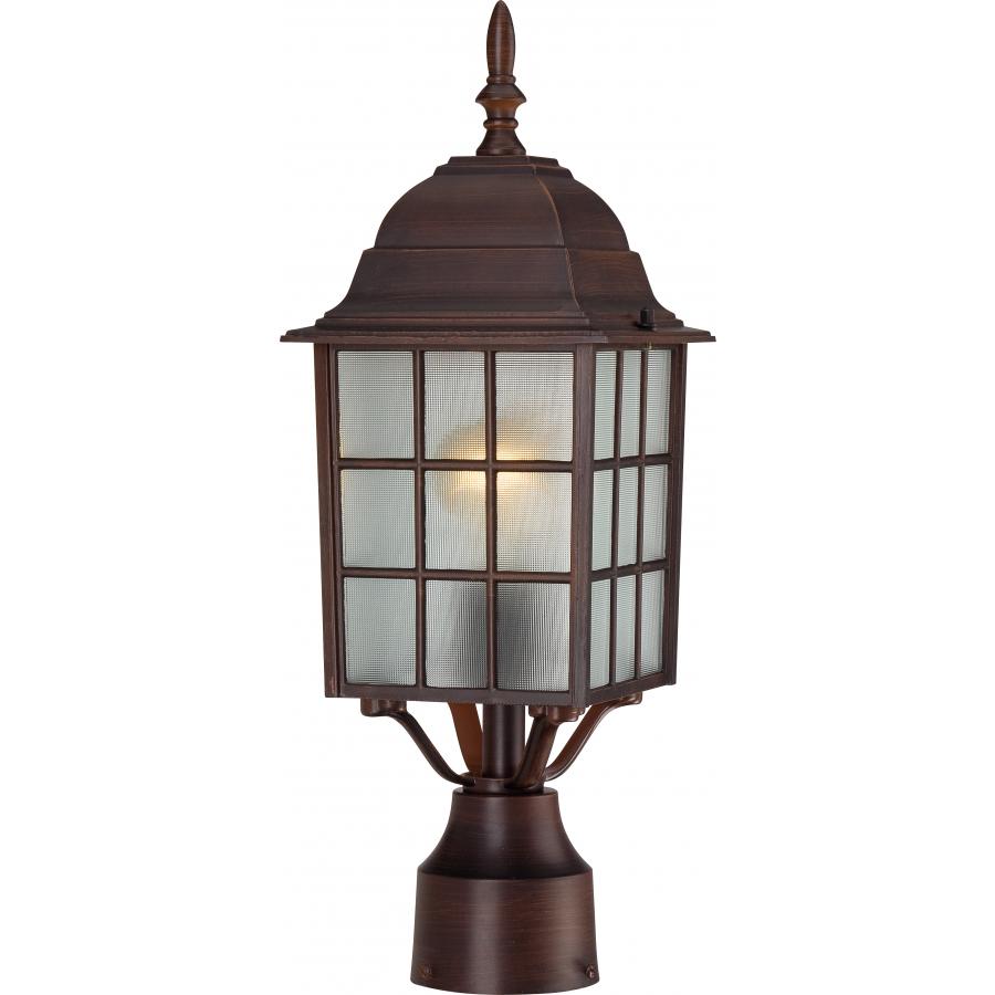 NUVO LIGHTING ADAMS 1 LGT 17" OUTDOOR POST RB #60/4908 60-4908