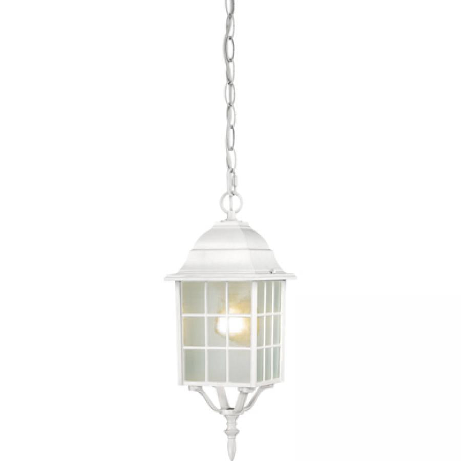NUVO LIGHTING ADAMS 1 LGT OUTDOOR HANGING WH #60/4911