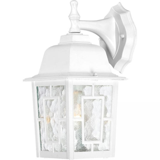 NUVO LIGHTING BANYAN 1 LGT 12" OUTDOOR WALL WH #60/4921