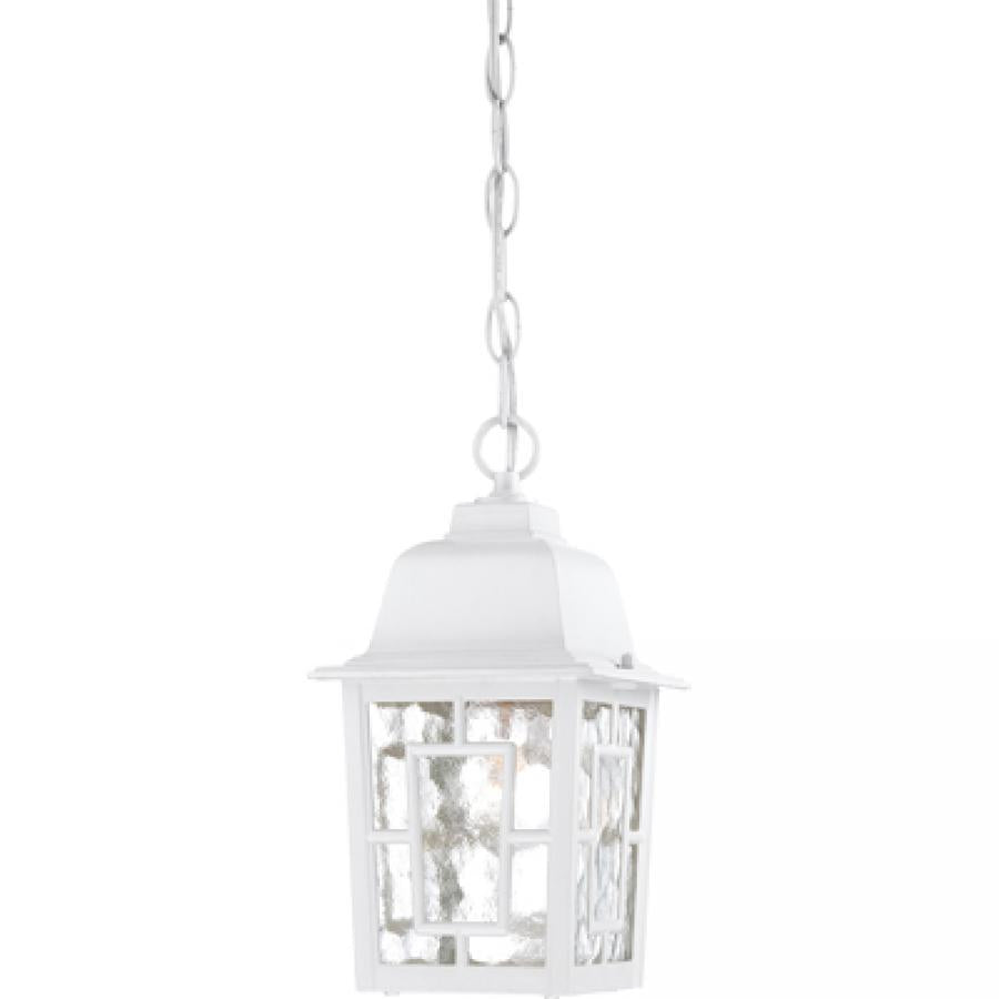 NUVO LIGHTING BANYAN 1 LGT OUTDOOR HANGING WH #60/4931