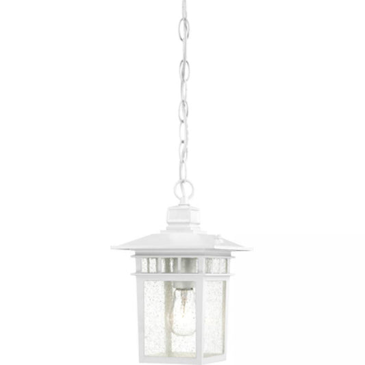 NUVO LIGHTING COVE NECK 1 LGT OUTDOOR HANG WH #60/4954