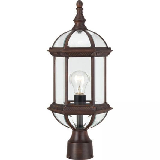NUVO LIGHTING BOXWOOD 1 LGT OUTDOOR POST RB #60/4975