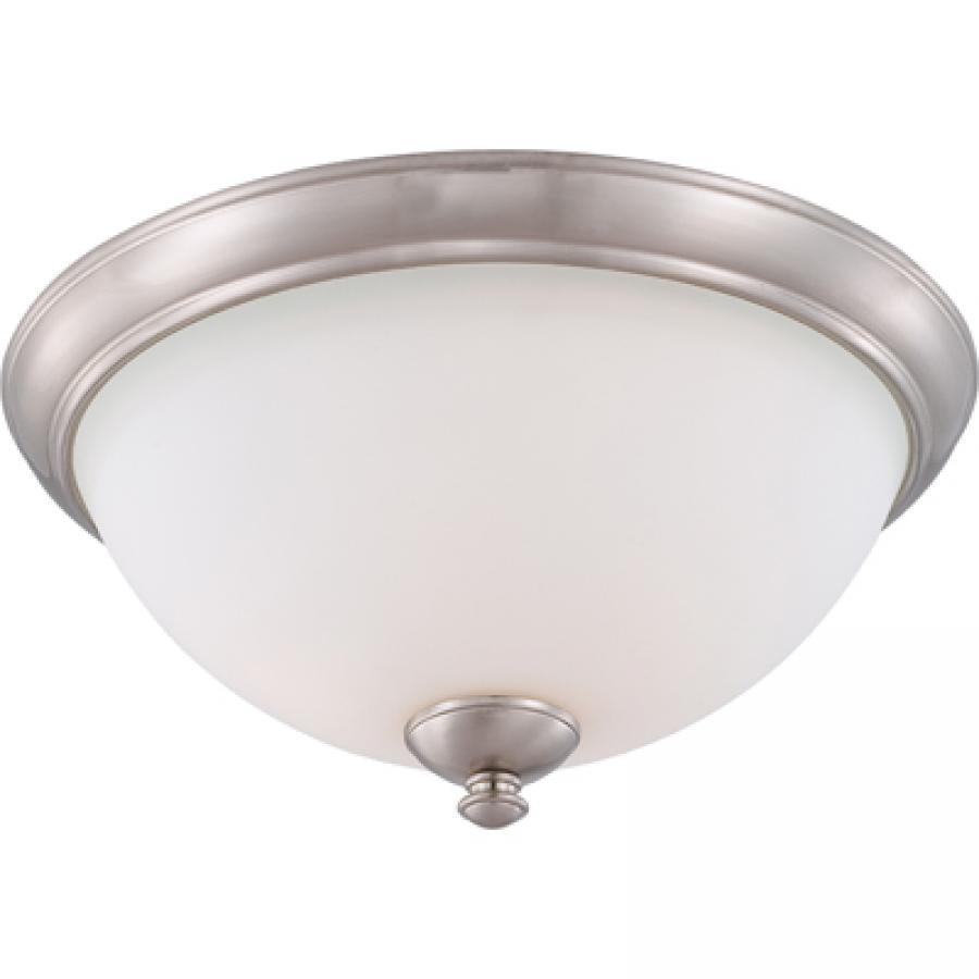 NUVO LIGHTING PATTON 3 LT FLUSH FROSTED BN #60/5041