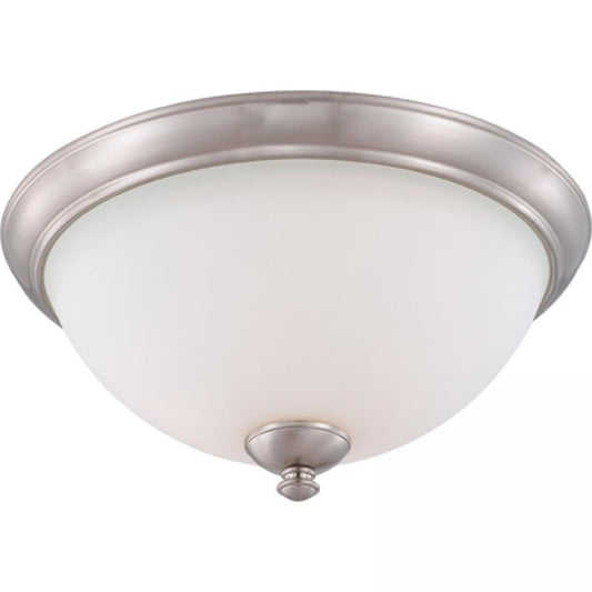 NUVO LIGHTING PATTON 3 LT FLUSH FROSTED BN #60/5041