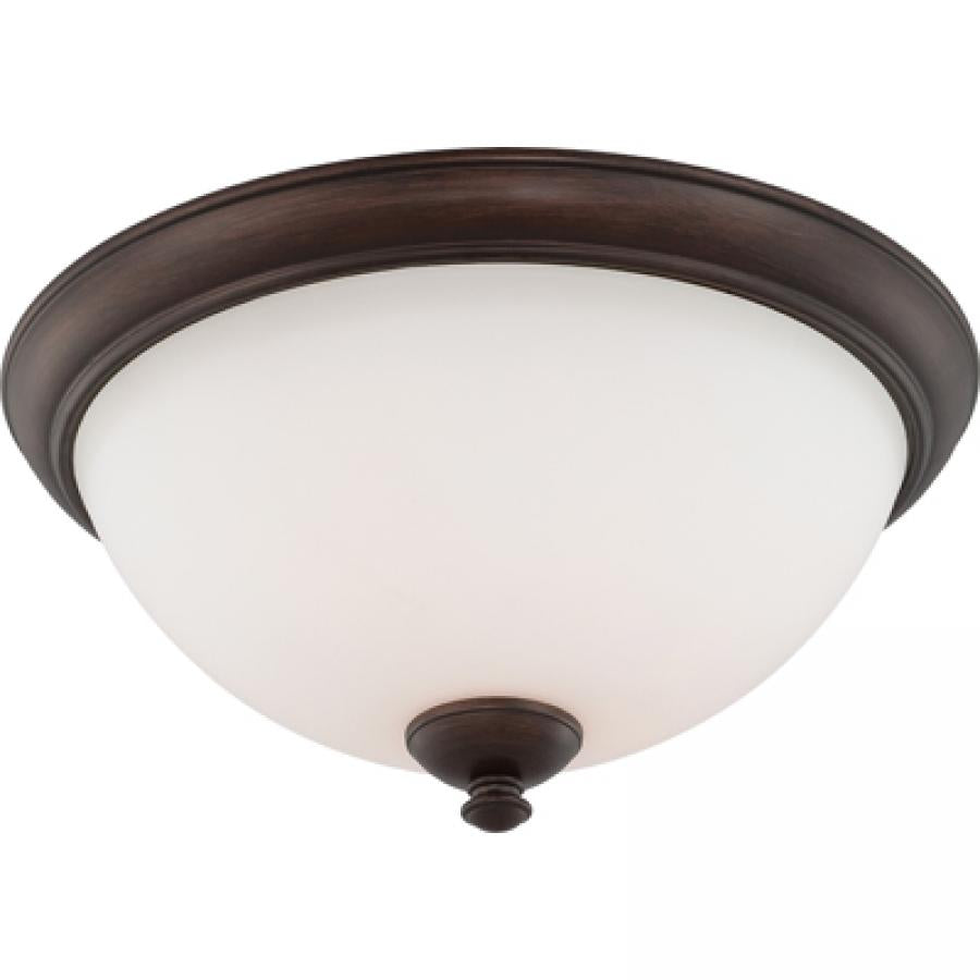 NUVO LIGHTING PATTON 3 LT FLUSH FROSTED PR BR #60/5141 60-5141