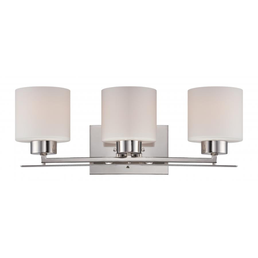 NUVO LIGHTING PARALLEL 3 LIGHT VANITY PN #60/5203