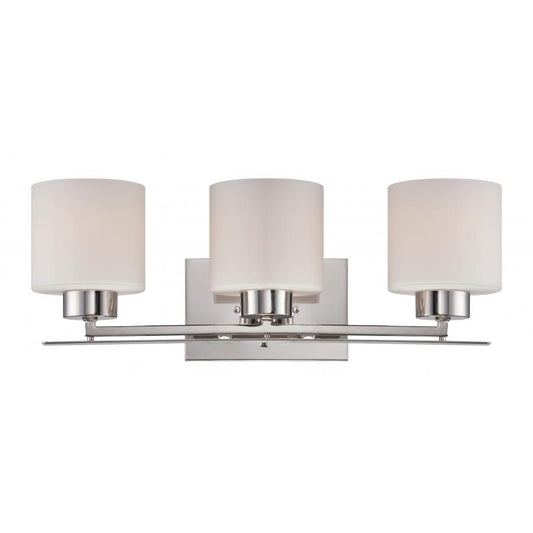 NUVO LIGHTING PARALLEL 3 LIGHT VANITY PN #60/5203