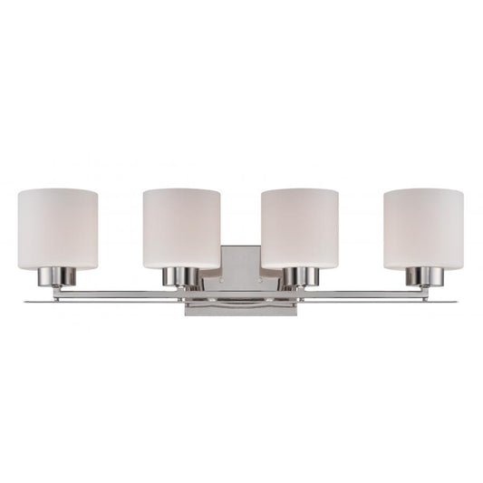NUVO LIGHTING PARALLEL 4 LIGHT VANITY PN #60/5204