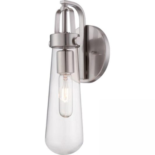NUVO LIGHTING BEAKER 1 LIGHT WALL SCONCE BN #60/5261
