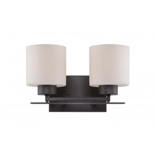 NUVO LIGHTING PARALLEL 2 LIGHT VANITY AB #60/5302