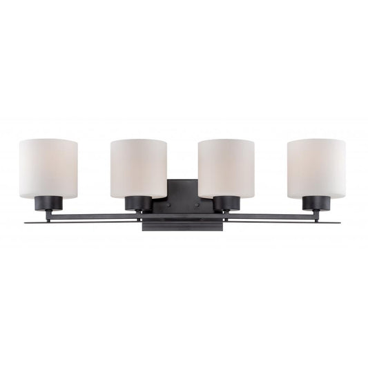 NUVO LIGHTING PARALLEL 4 LIGHT VANITY AB #60/5304