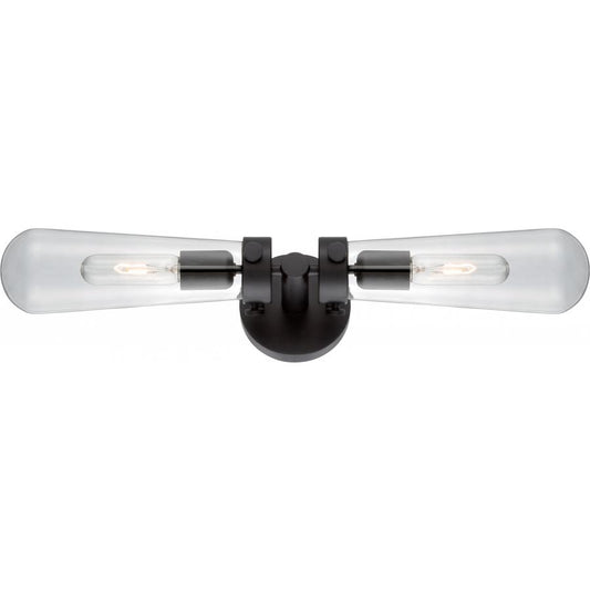 NUVO LIGHTING BEAKER 2 LT WALL SCONCE AB #60/5363