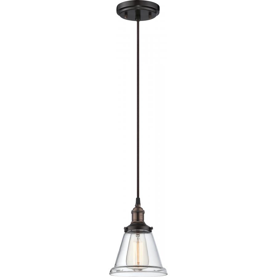 NUVO LIGHTING VINTAGE 1 LT PENDANT RB 6.5" #60/5502