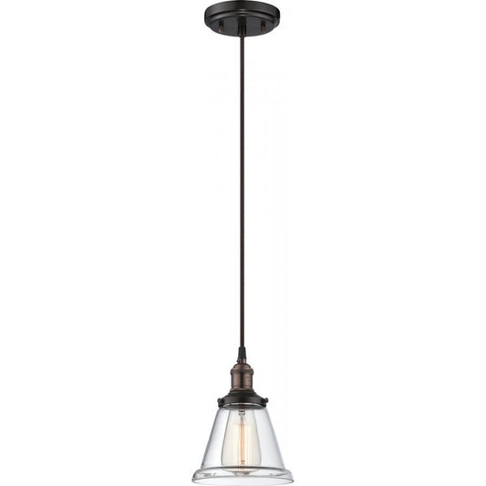 NUVO LIGHTING VINTAGE 1 LT PENDANT RB 6.5" #60/5502
