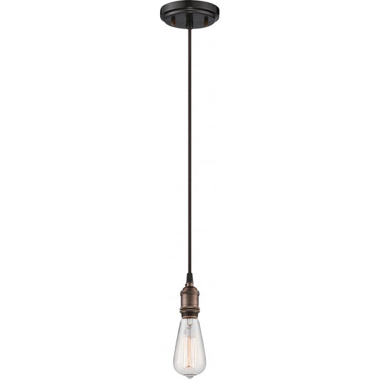 NUVO LIGHTING VINTAGE 1 LT PENDANT RB 4.75" #60/5505