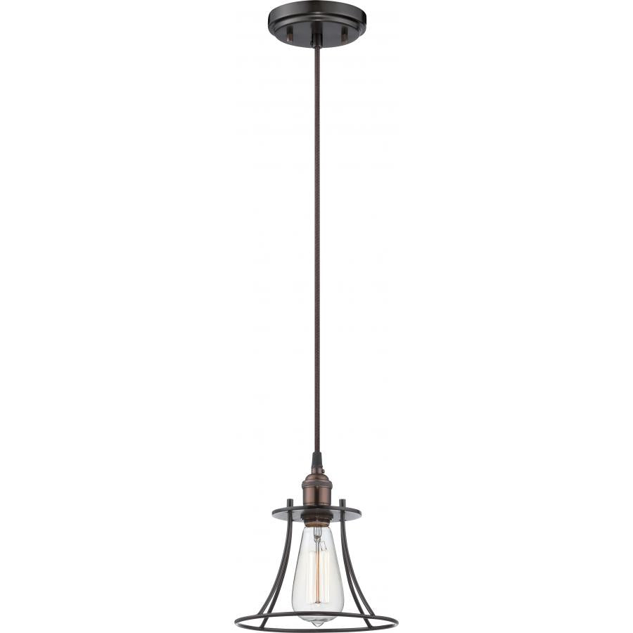 NUVO LIGHTING 1 LT VINTAGE PENDANT RB 8.25" #60/5511 60-5511