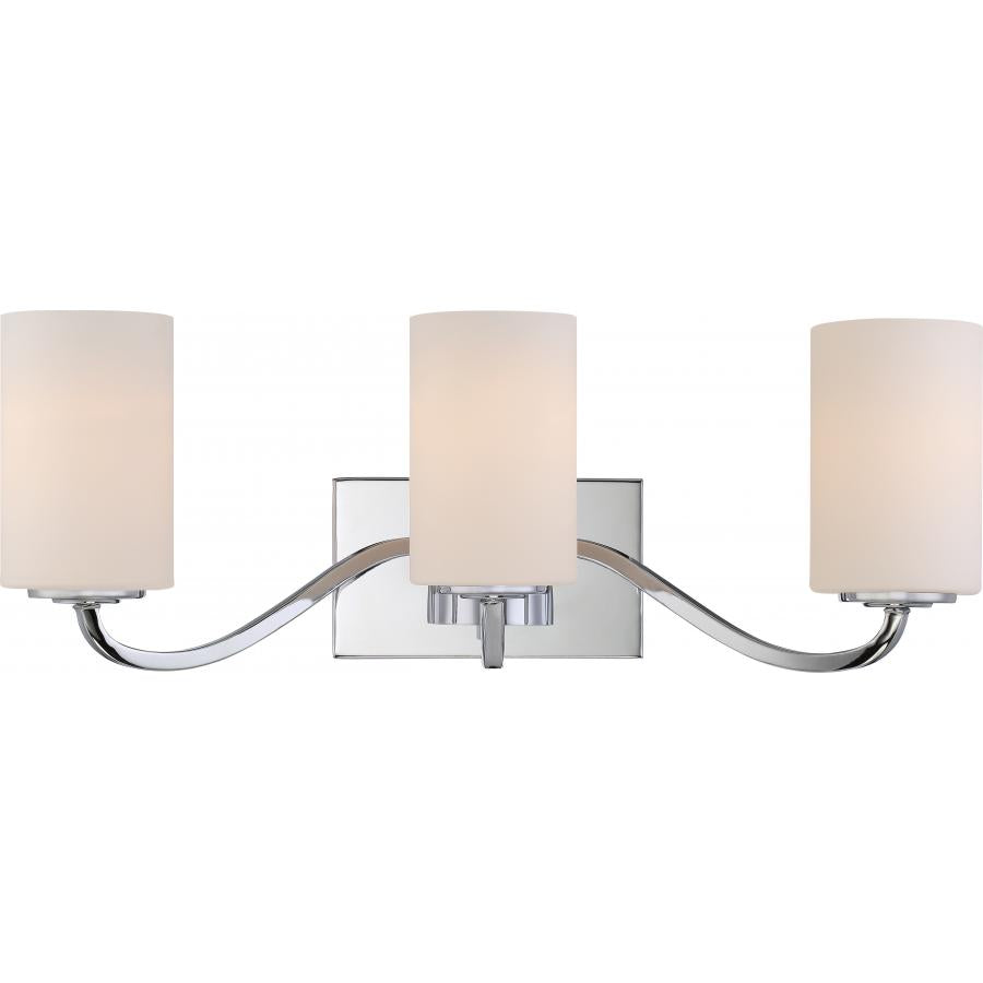 NUVO LIGHTING WILLOW 3 LT VANITY FIXTURE PN #60/5803