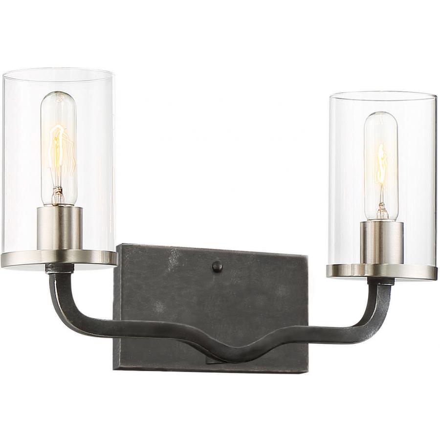 NUVO LIGHTING SHERWOOD 2 LIGHT VANITY #60/6122