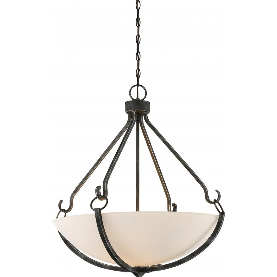 NUVO LIGHTING SHERWOOD 4 LT PENDANT IB #60/6125 60-6125