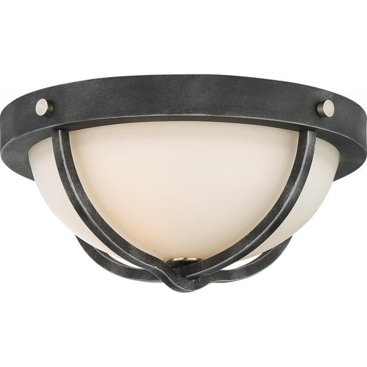 NUVO LIGHTING SHERWOOD 2 LT FLUSH MOUNT IB #60/6126