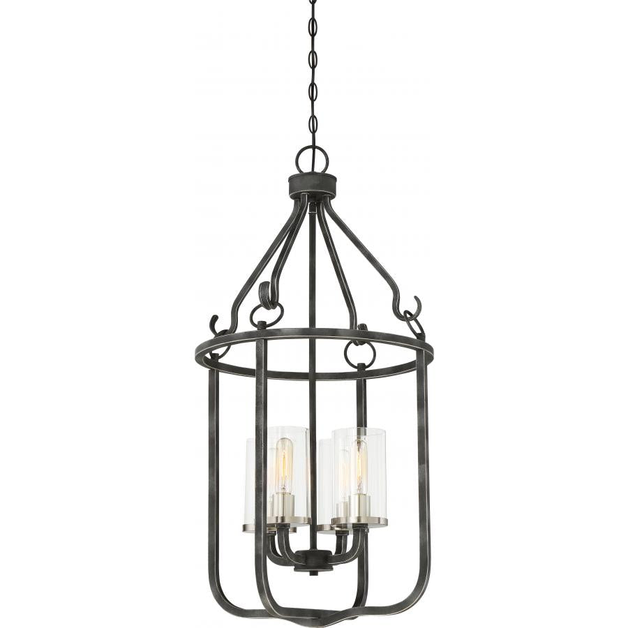 NUVO LIGHTING SHERWOOD 4 LT CAGED PEND IB #60/6127