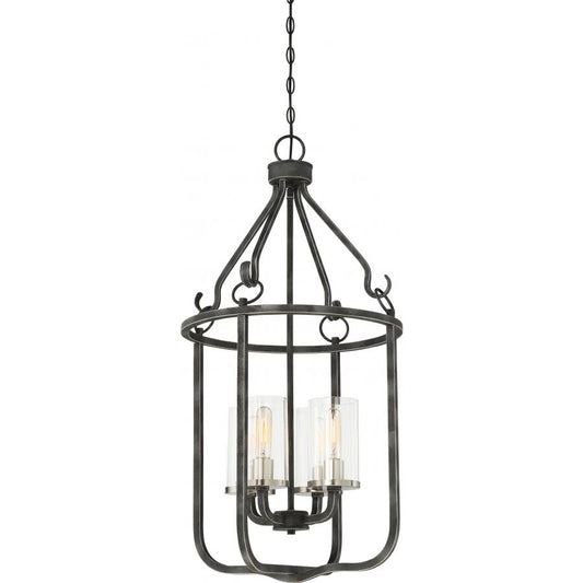 NUVO LIGHTING SHERWOOD 4 LT CAGED PEND IB #60/6127
