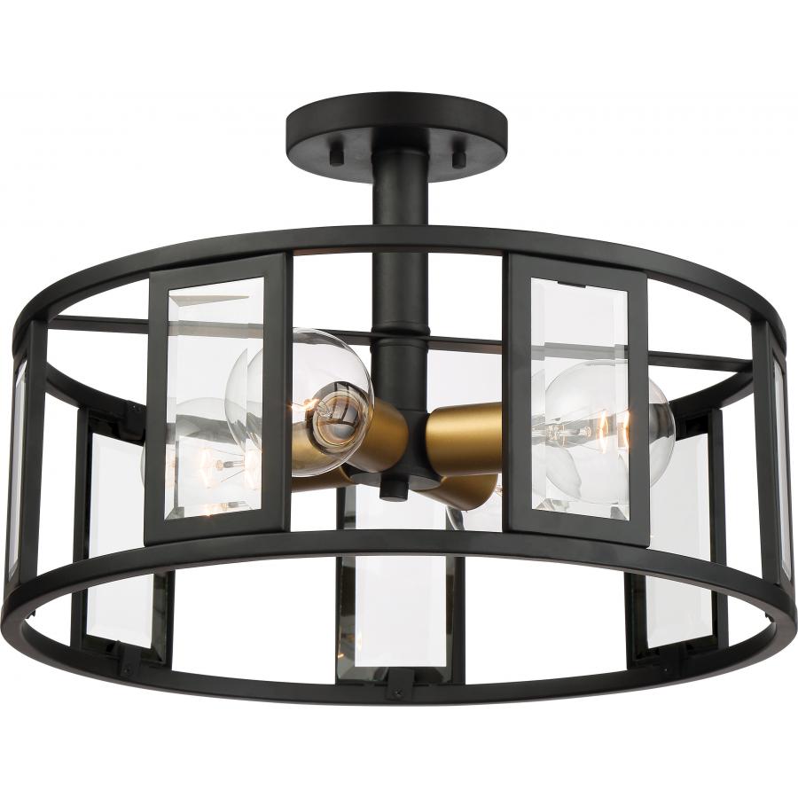 NUVO LIGHTING PAYNE 4 LIGHT SEMI-FLUSH #60/6413 60-6413